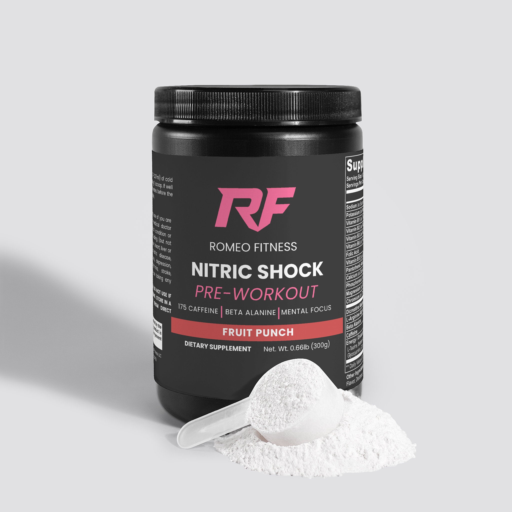 Nitric Shock Pre-Workout Powder (Fruit Punch)